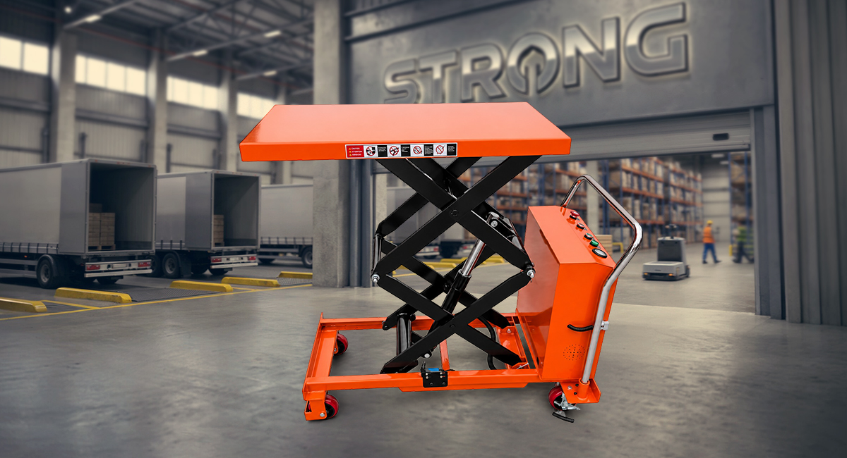 Battery Operated Electric Scissor Lift Table SM-182